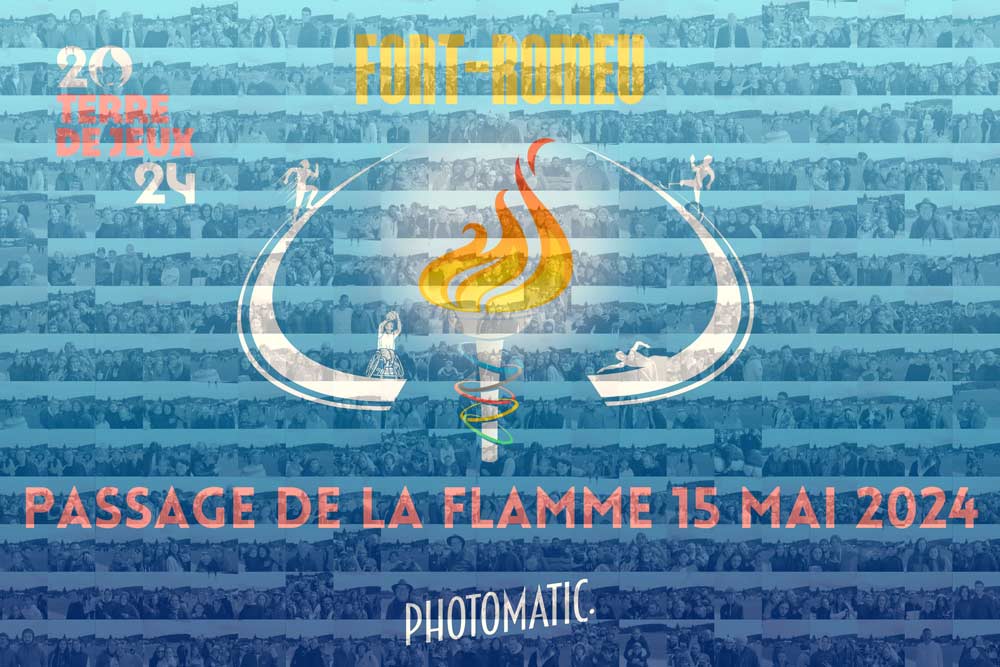 font-romeu-passage-flamme-photo-mosaique
